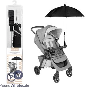 First Steps Tini Trek Black Universal Uv Upf 30 Sunshade Pram Parasol