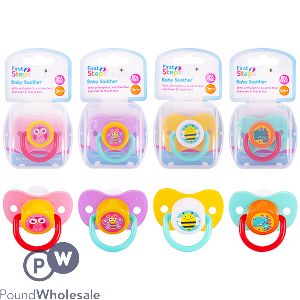 FIRST STEPS BABY SOOTHER WITH STERILISER BOX ASSORTED