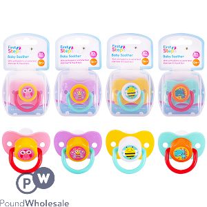 First Steps Baby Soother With Steriliser Box Assorted