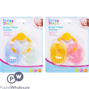 FIRST STEPS WATER-FILLED BABY TEETHER KEYS ASSORTED