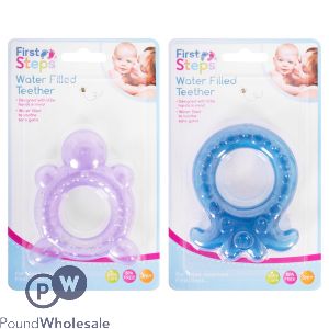 FIRST STEPS WATER-FILLED TURTLE &amp; OCTOPUS TEETHERS ASSORTED