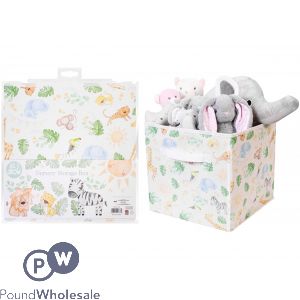 First Steps Baby Nursery Jungle Storage Box