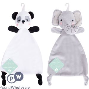 First Steps Soft Animal Baby Comforter 25cm X 25cm Assorted