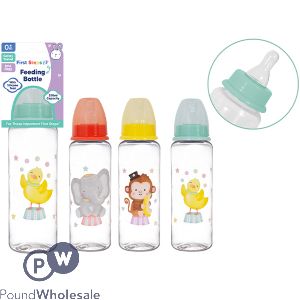 First Steps Jungle Baby Feeding Bottle 250ml
