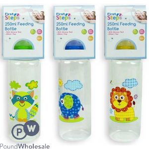 First Steps Jungle Baby Feeding Bottle 250ml