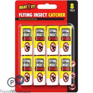 BEAT IT FLYING INSECT PAPER CATCHER 8 PACK