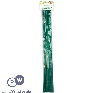 Rowan Bamboo Flower Sticks 60cm 20 Pack