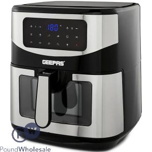 Geepas 1800w 9-in-1 Large Vortex Digital Air Fryer 9.2l