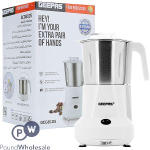 Geepas 400w Electric Coffee Grinder 300ml