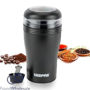 Geepas 150w Stainless Steel Powerful Coffee & Spice Grinder 40g