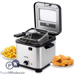 Geepas 900W Stainless Steel Deep Fat Fryer 1.5L