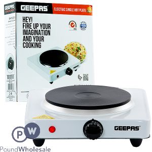 Geepas 1000w Electric Single Hot Plate