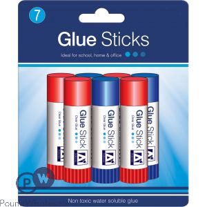 NON TOXIC WATER SOLUBLE GLUE STICK 6 PACK