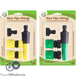 DID Hose Pipe Fittings 4pc Assorted