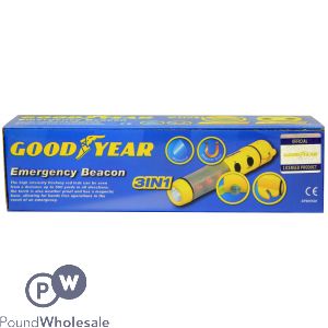 Goodyear 3 In 1 Emergency Beacon