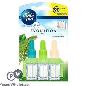 Ambi Pur 3volution Morning Dew 3 Pack Refill