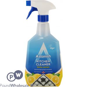 Astonish Kitchen Cleaner Zesty Lemon Spray 750ml