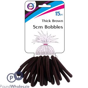 Did 5cm Thick Brown Bobbles 15pc