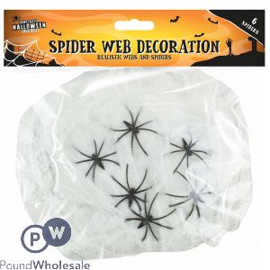 Halloween 6 Spider Web Decoration