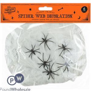 Halloween 6 Spider Web Decoration