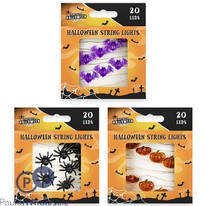 HALLOWEEN STRING LIGHTS 200CM ASSORTED