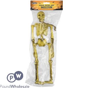 Halloween Hanging Moving Joint Skeleton 43cm