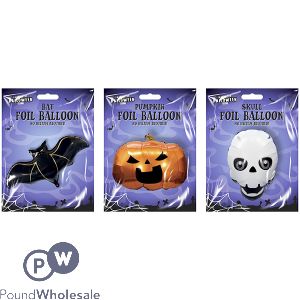 Halloween Foil Balloon 58cm X 30cm Assorted