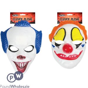 HALLOWEEN CLOWN MASK ASSORTED