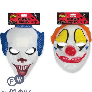 Halloween Clown Mask Assorted