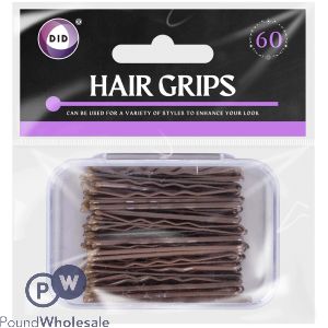 Did Brown Hair Grips 60 Pack
