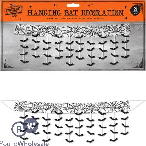 Halloween Hanging Bat Decoration 3m