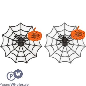 Halloween Spider Web Decoration 29cm Assorted Colours