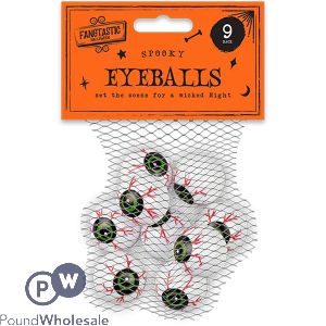 Halloween 3.5cm Spooky Eyeballs 9 Pack
