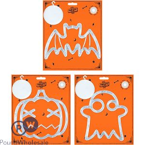 Halloween Led Neon Suction Window Lights Assorted