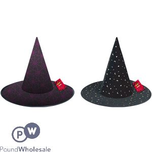 Halloween Printed Witch Hat 40cm X 36cm