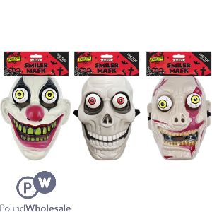 Halloween Creepy Smiler Mask Assorted
