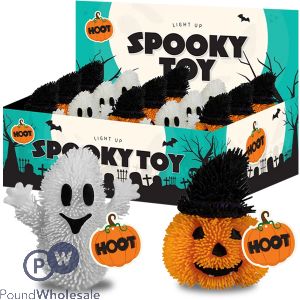 Hoot Halloween Light-up Spooky Squish Toy Cdu Assorted