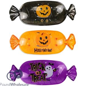 Halloween Plastic Candy Plate 35.5cm X 13.5cm Assorted
