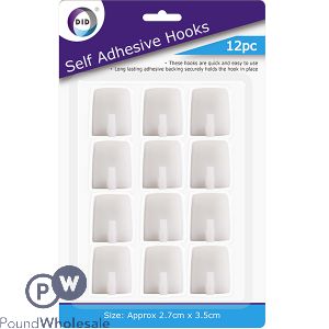 Did Self-adhesive Hooks 12pc