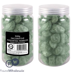 DID DECORATIVE ASSORTED PEBBLES 500G