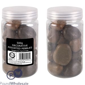 DID DECORATIVE LARGE ASSORTED PEBBLES 500G