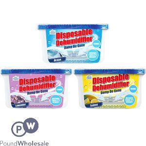 Damp Be Gone Fragranced Disposable Dehumidifier 400ml Assorted