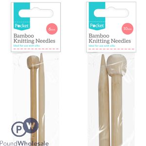 Pocket Bamboo Knitting Needles Assorted