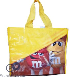 M&m's Pp Woven Shopping Bag 44cm X 36cm