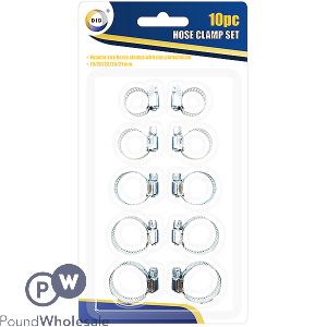 DID Hose Clamp Set Assorted Sizes 10pc