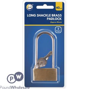 DID 40mm Long Shackle Bass Padlock With 3 Keys
