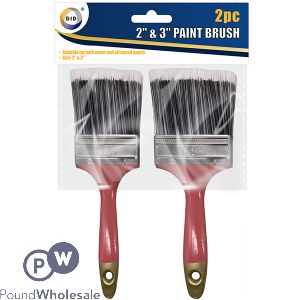 DID 2&quot; &amp; 3&quot; PAINT BRUSH SET 2 PACK