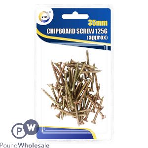 DID 35mm Chipboard Screws 125g