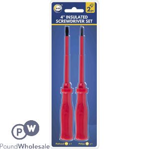 Did 4" Flat & Philips Insulated Screwdriver Set 2 Pack