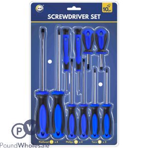 Did Flat, Philips & Torx Mixed Screwdriver Set 10pc